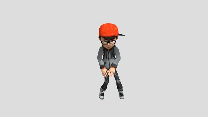 Bboy Hip Hop Move 3D Model