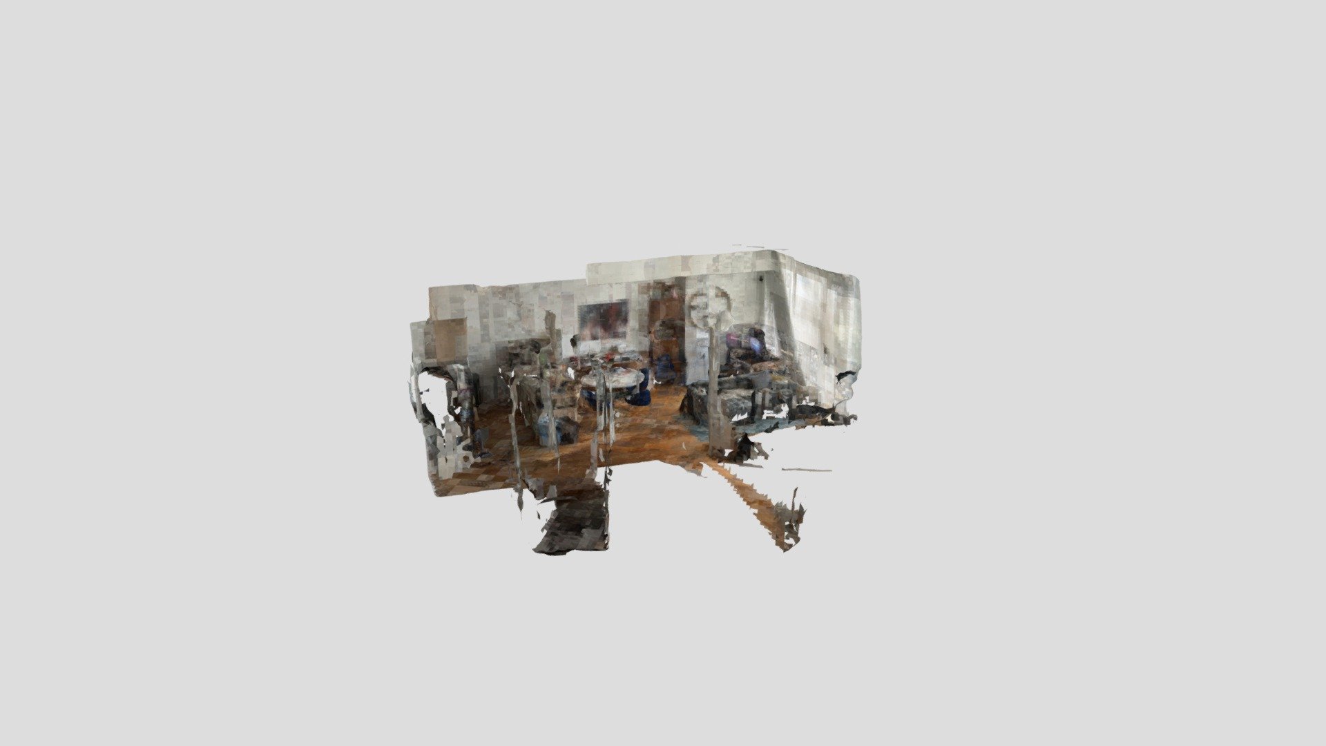 low poly apartment