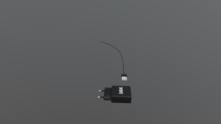 Samsung Charger 3D Model