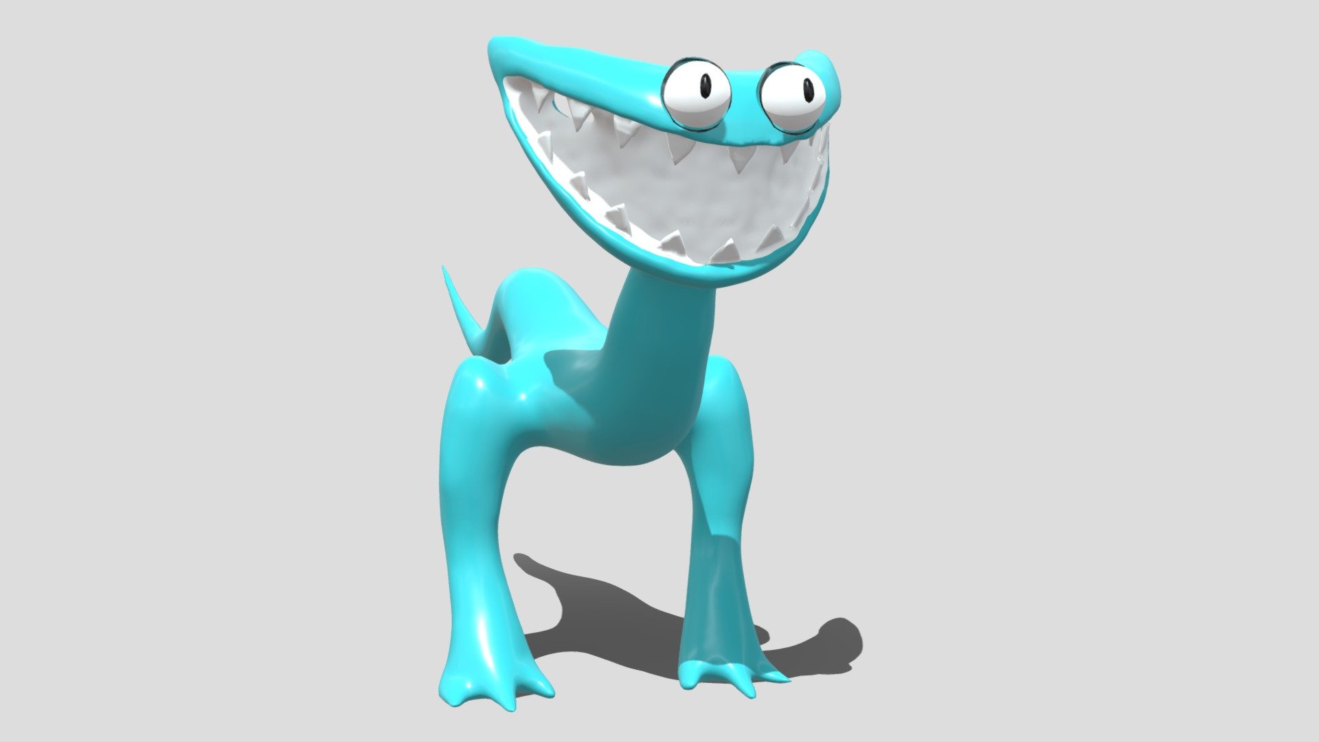 CYAN FROM RAINBOW FRIENDS CHAPTER 2 ROBLOX GAME V.2, 3D models download