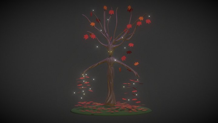 Tree Golem 3D Model