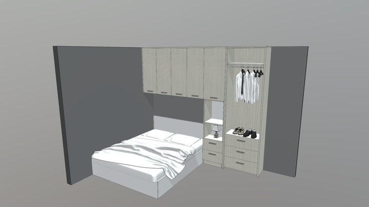 Bedroom Kabinet 3D Model