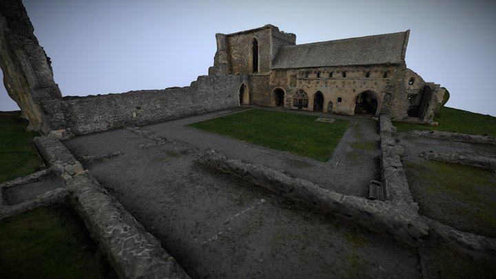 Welsh Abbey Ruin 3D Model