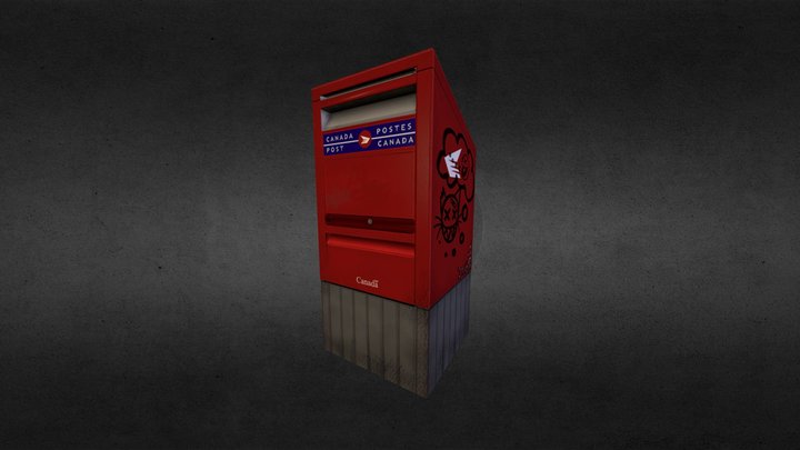 Canada Post Mailbox 3D Model