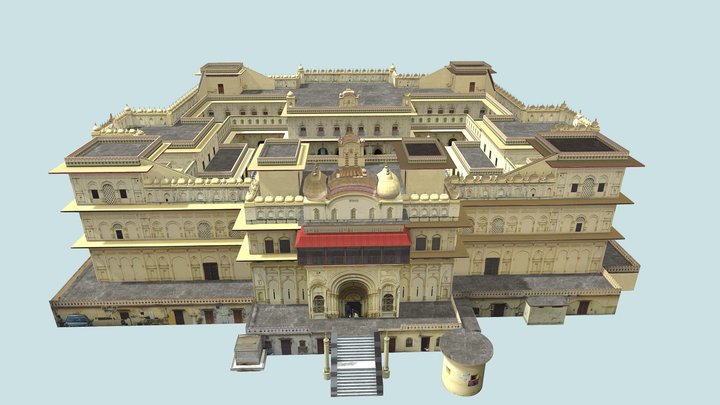 Kanak Bhawan - Ayodhya 3D Model