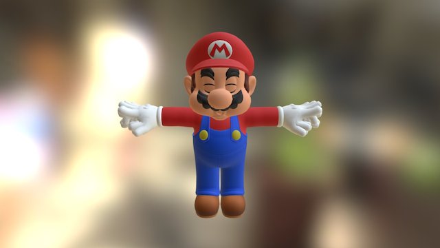 Wii U - Super Mario 3D World - Mario 3D Model