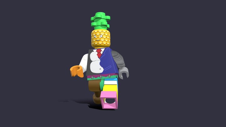 Lego Mismatched Creation 3D Model