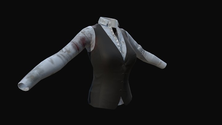 Vest Shirt 3D Model