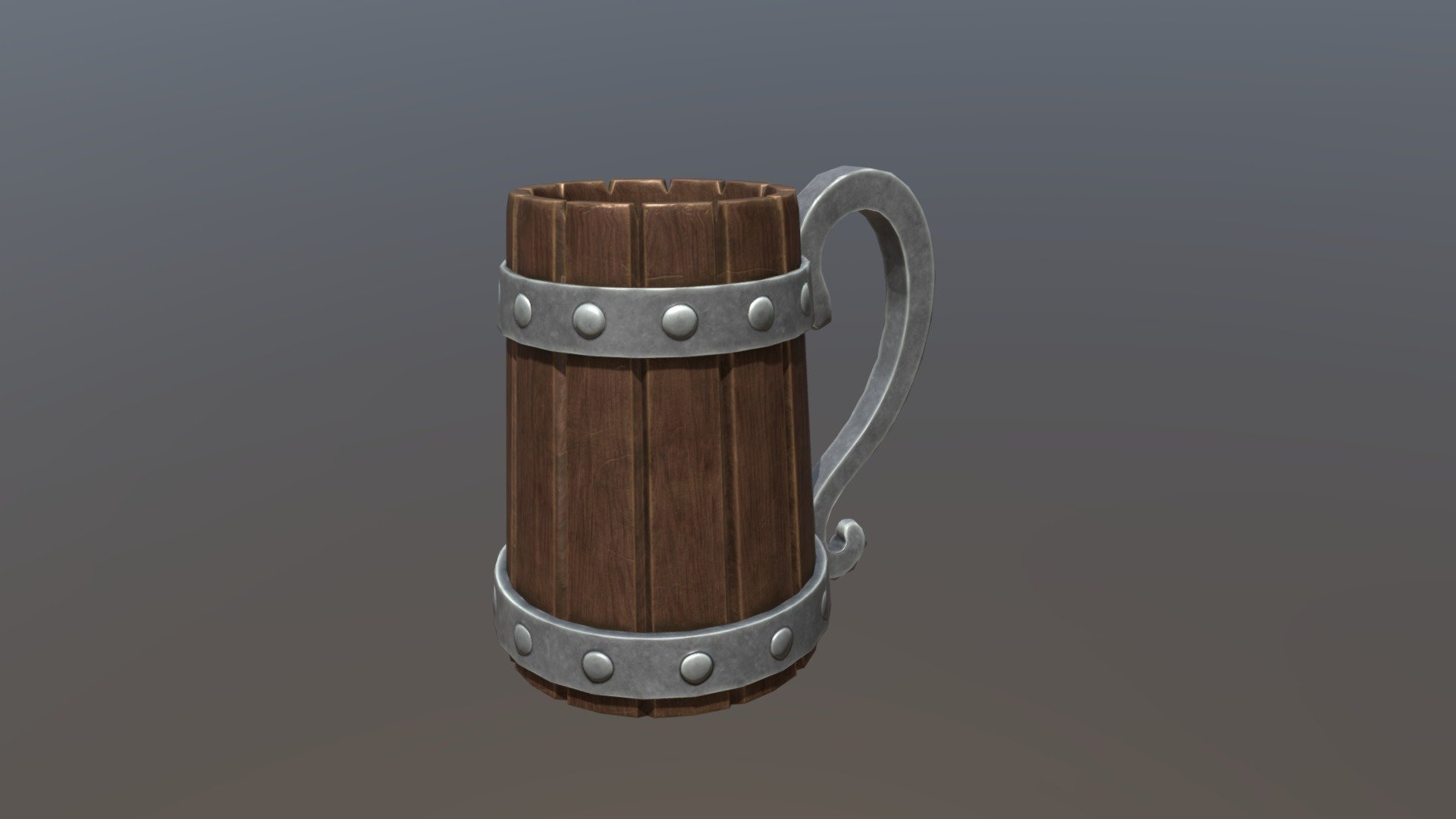 Wooden beer mug - 3D model by TomRosenzweig [a3cccc4] - Sketchfab