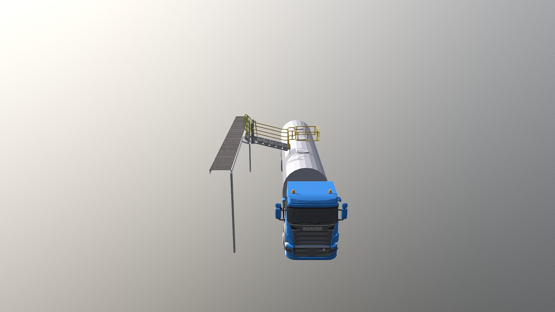 Stanowisko MGO - Wysoka Cysterna - SCH-6 - 3D model by dt10 [a3ccdd2 ...