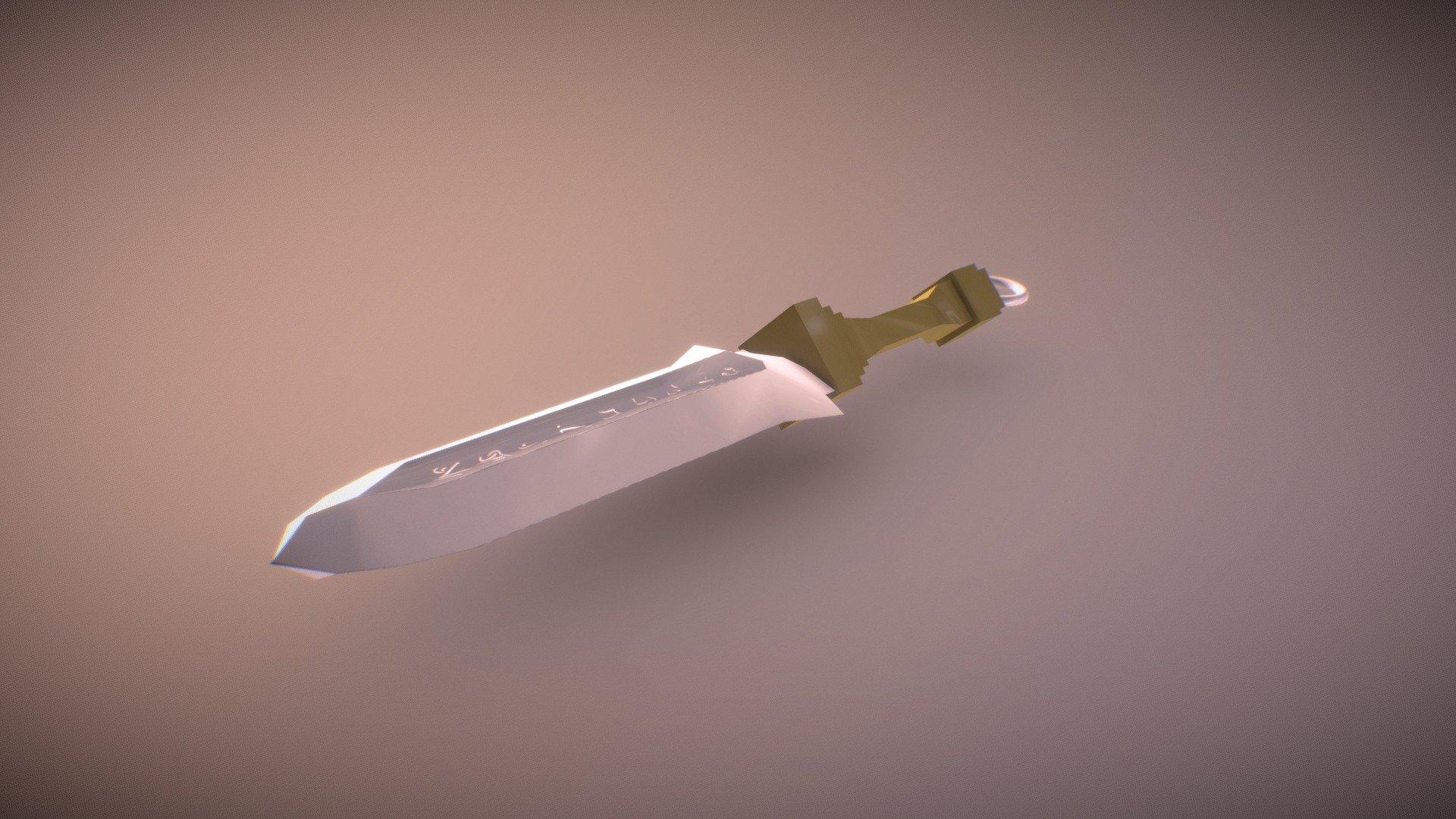 Dagger - 3D model by Draze (@DrzArtz) [a3ccf63] - Sketchfab