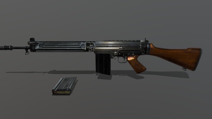 FN FAL 3D Model