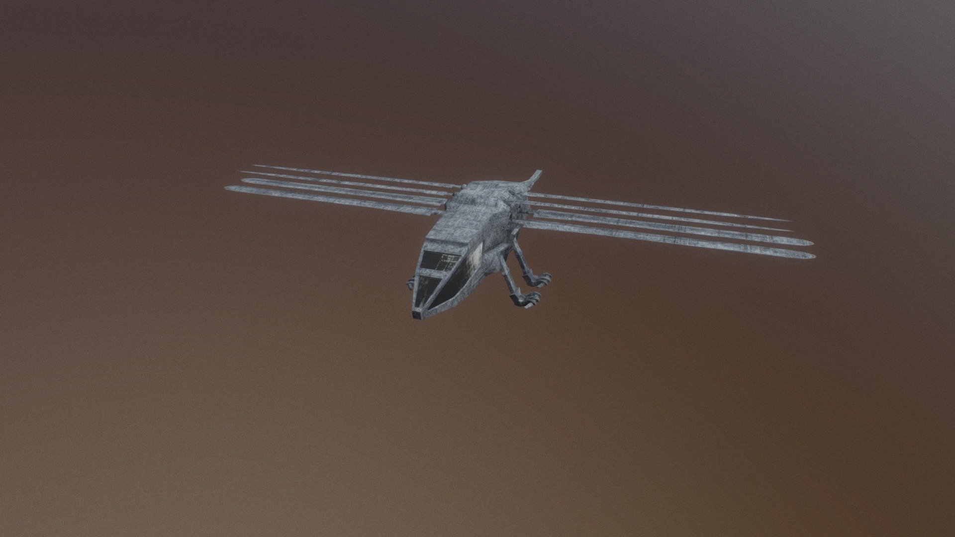 Dune (2021) - Ornithopter [Rigged] [Fan-made]