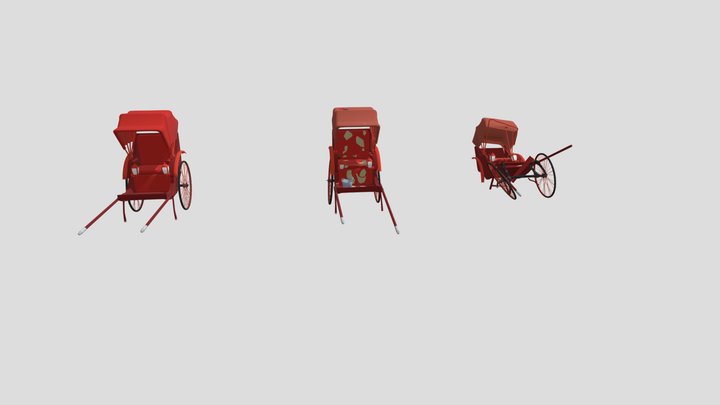 Rickshaw1 3D Model