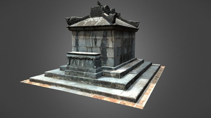 Tu Duc Tombs Queen's Tomb 3D Model