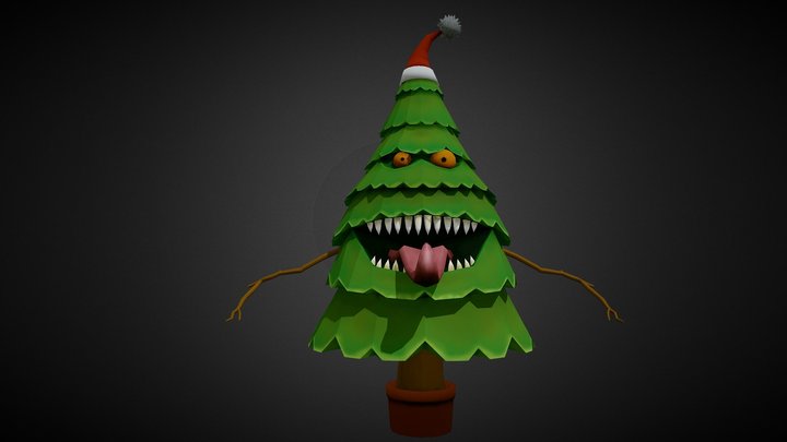 XmasTree Monster! 3D Model