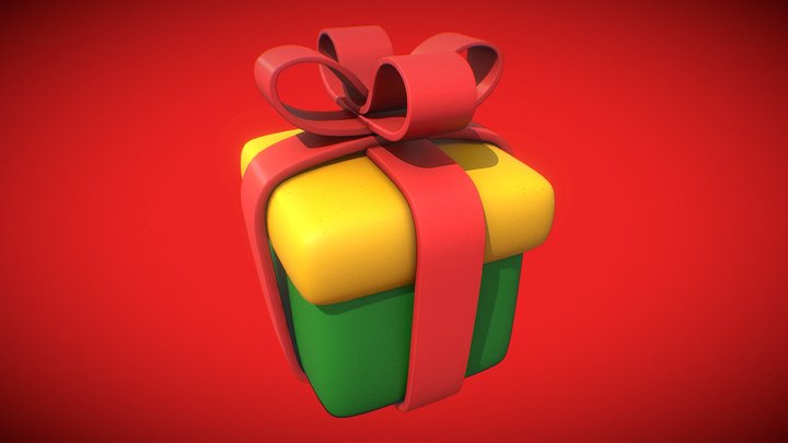 Christmas Box 3D Model