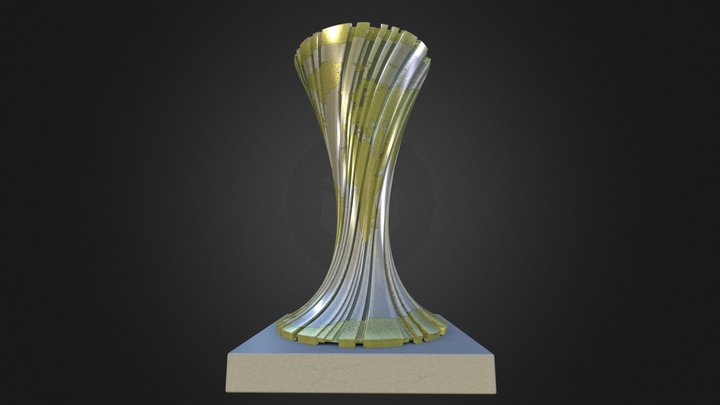 Classic Twisting Cup #soccerfast  3D Model