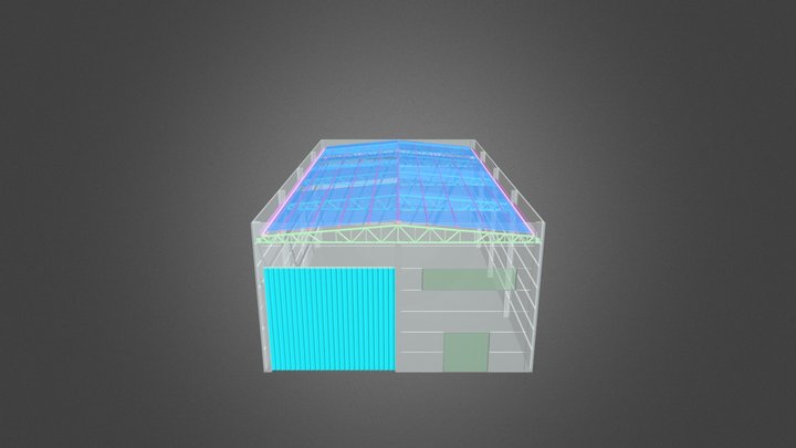 BARRACAO COMERCIAL - SINOP - CONSTRUA 3D Model