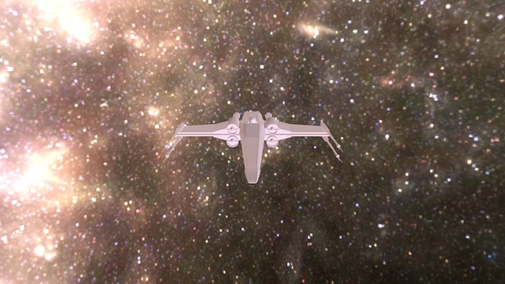X_wing 3D Model