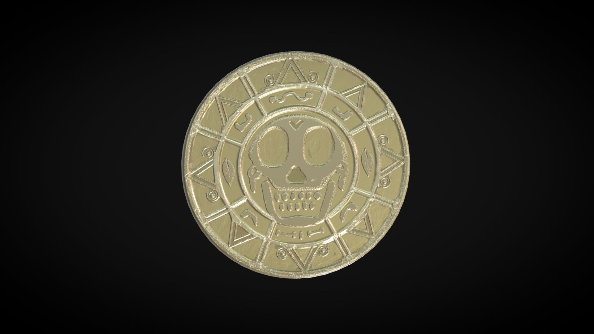 Pirate Coin - 3D model by Miska Lojek (@mishkeewi) [a3d0b99] - Sketchfab