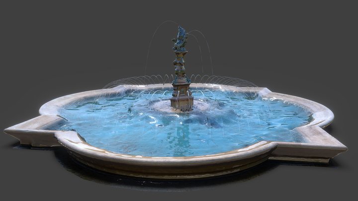 Zsolnay Fountain 3D Model