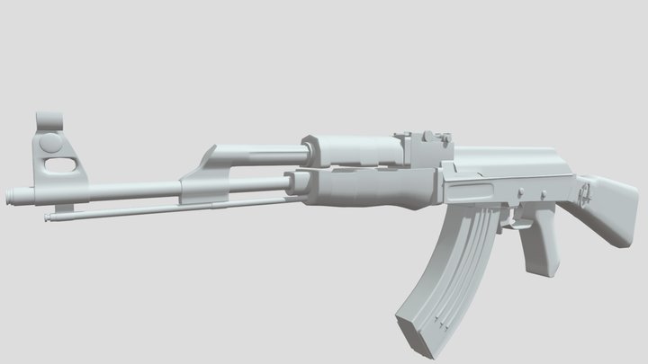 Ak47 3D Model