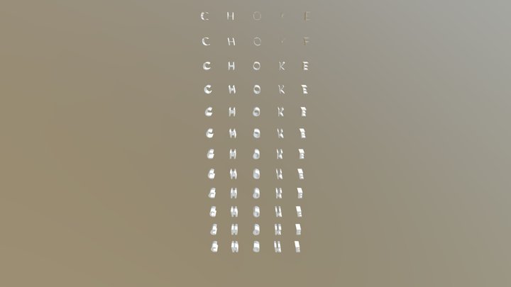 Pink- Choke-3D 3D Model
