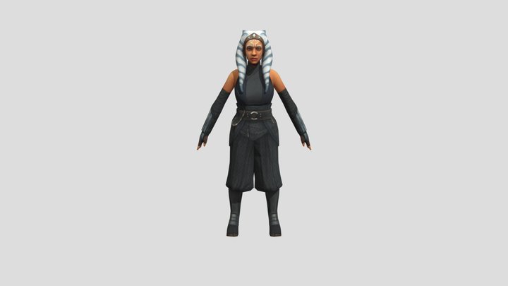Ahsoka Tano Mandalorian 3D Model