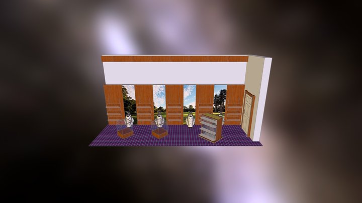 Retail Area 3D Model