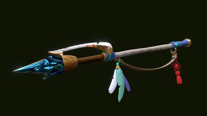 Dragon Rider's Spear 3D Model