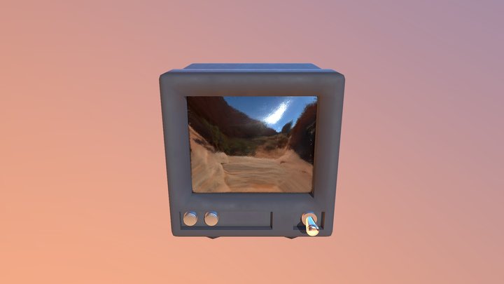 CCTV Monitor 3D Model