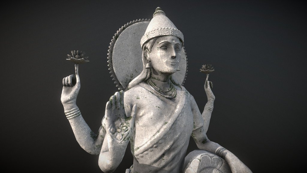 Indian Goddes Lakshmi statue
