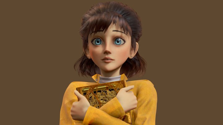 Laetitia Bresson (Rigged) - Lupin III The First 3D Model