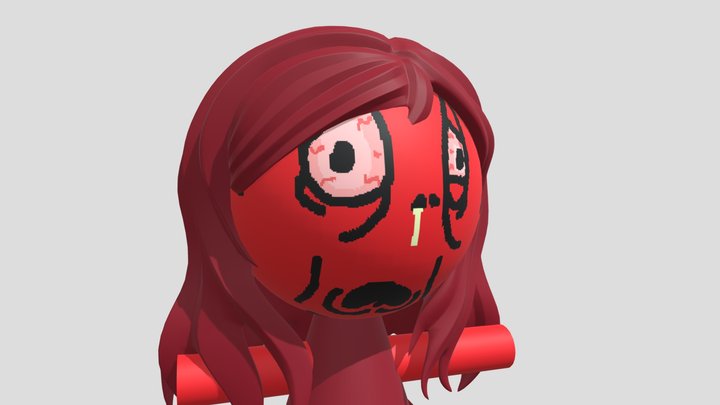 km FNF gf 3D Model