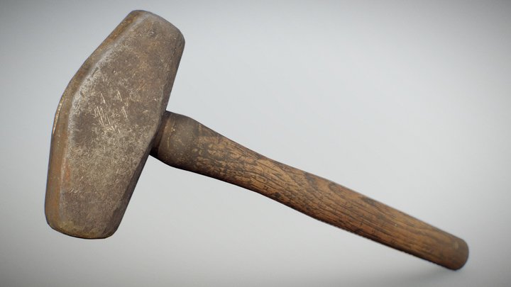 Old Hammer (free - photobashed - gameready) – Modèle 3D gratuit STL