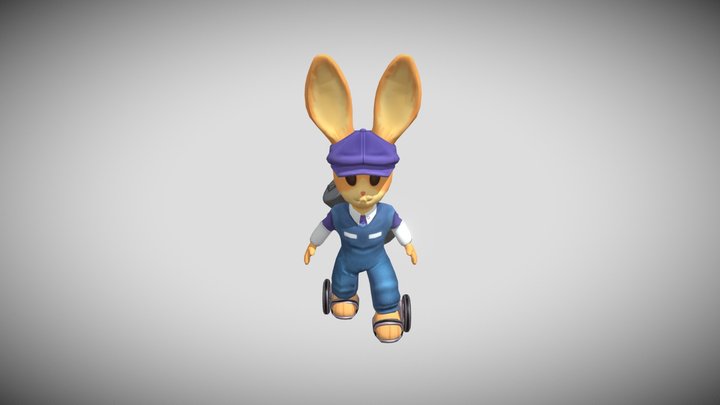 Roller Hare 3D Model