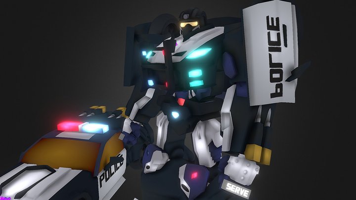 Transformers Evergreen - Barricade 3D Model