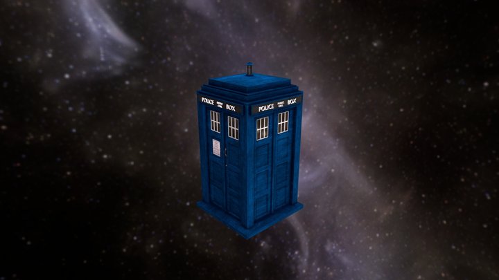 TARDIS - DOCTOR WHO 3D Model