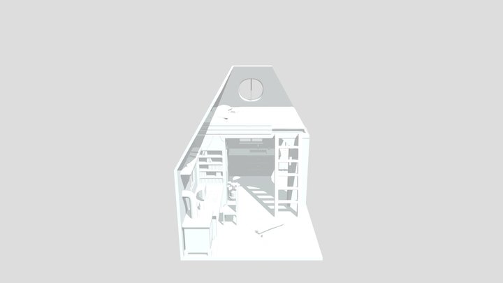 Virtual Cottage inspired 3D model 3D Model
