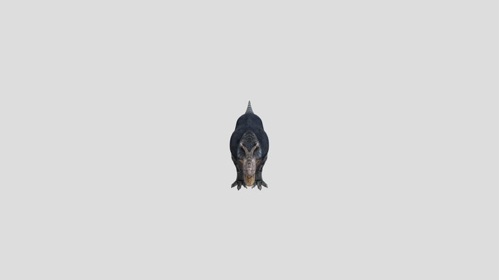 Accurate Tyrannosaurus Rex With Rig V2 3D Model