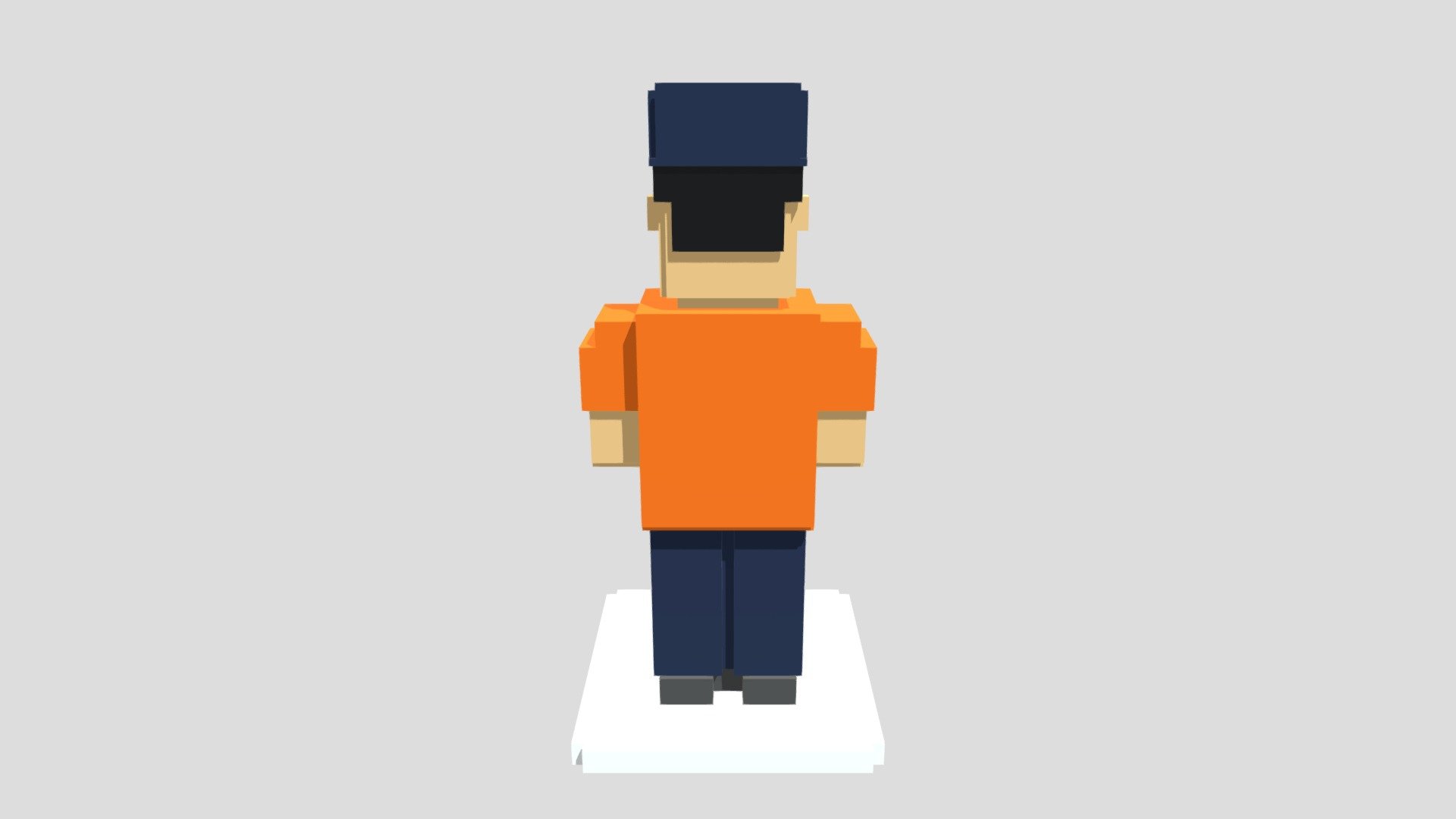 Firefighter - Download Free 3d Model By Bong Voxel (@bongcature 