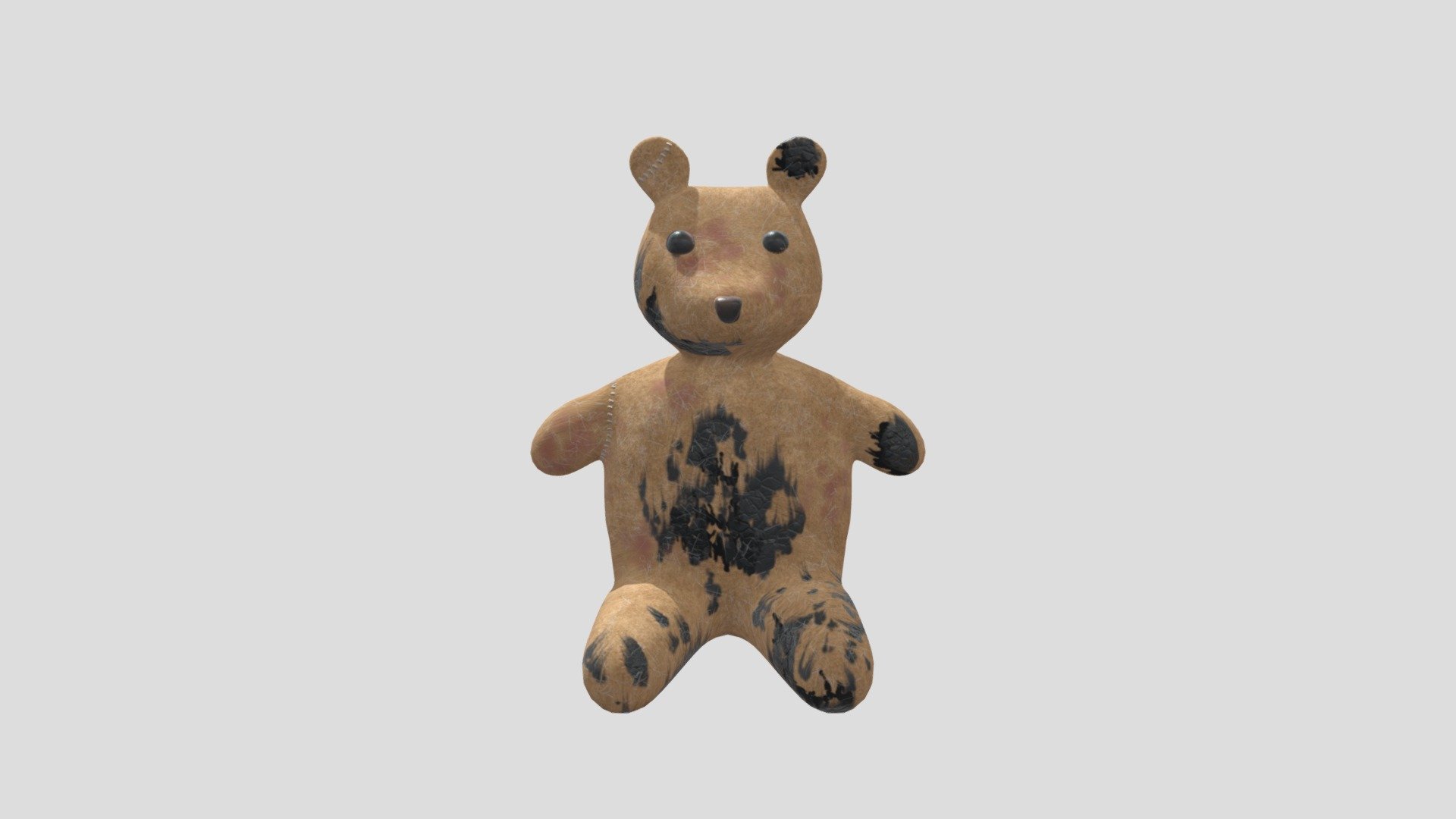 Burnt teddybear
