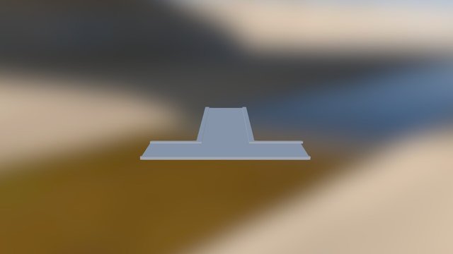 T Shaped Road 3D Model