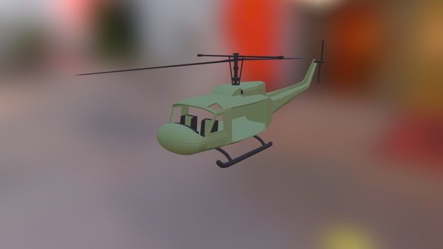 UH-1 Huey [WIP] 3D Model