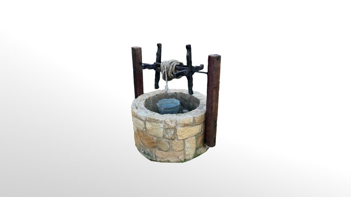 Photorealistic Well 3D Model