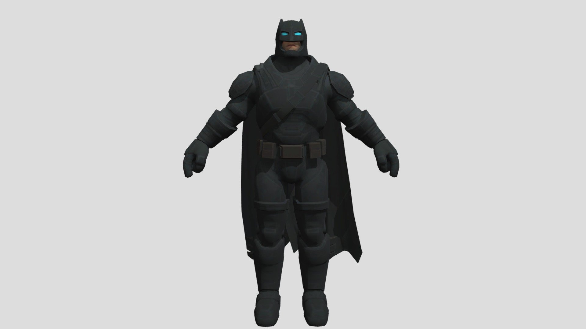 Batman(Armor Suit)(Textured)(Rigged) - Download Free 3D model by CAPTAAINR  (@CAPTAAINR) [a3ddf00]