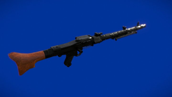 Maschinengewehr 34 3D Model