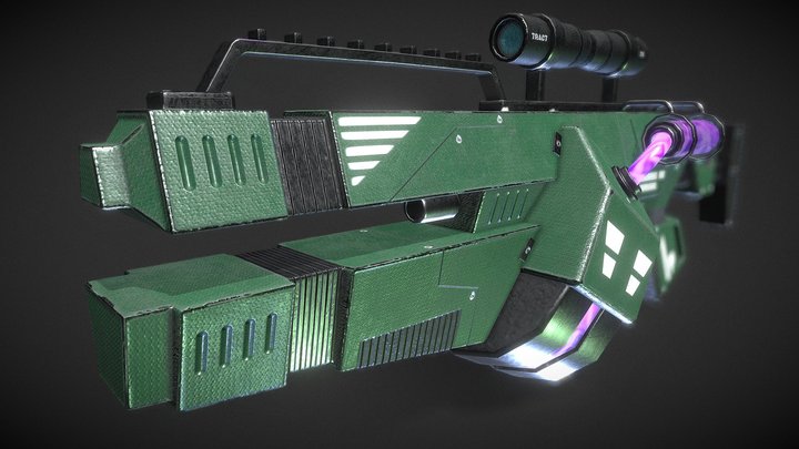 Plasma-rifle 3D models - Sketchfab