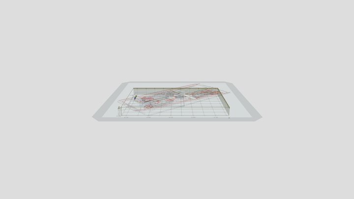 VOC contamination and remediation grids 3D Model